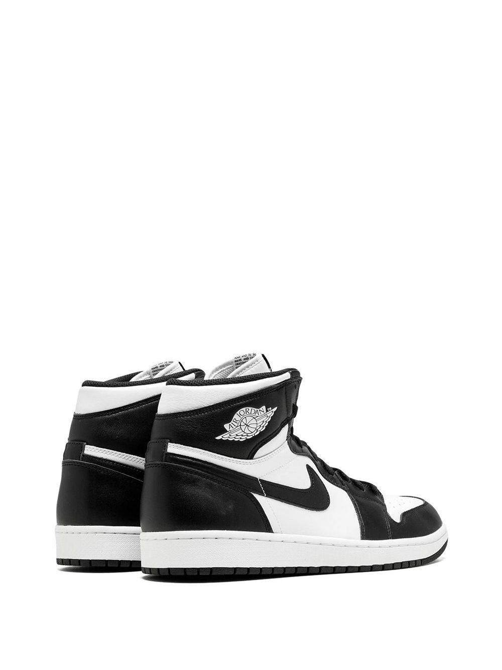 Nikee Jordan Retro 1 High Panda Black White Surplus Semi UA Leather Shine