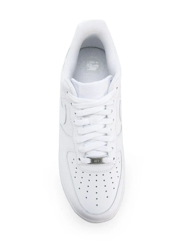Nikee airforce 1 white pure leather heavy quality 164