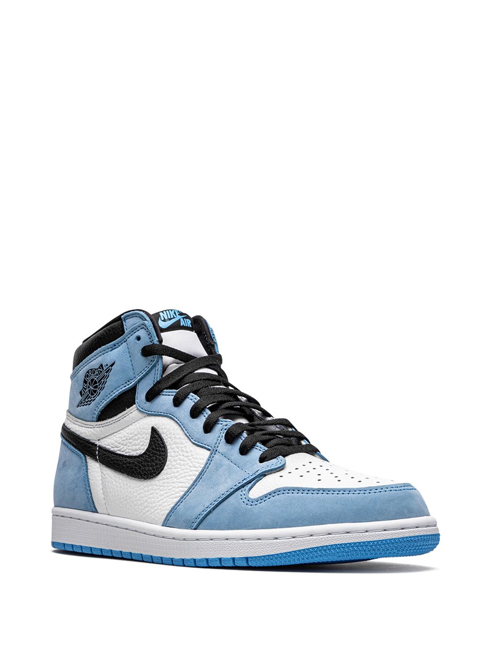 jordan retro 1 high UNIVERSITY BLUE LEATHER SHINE semi ua