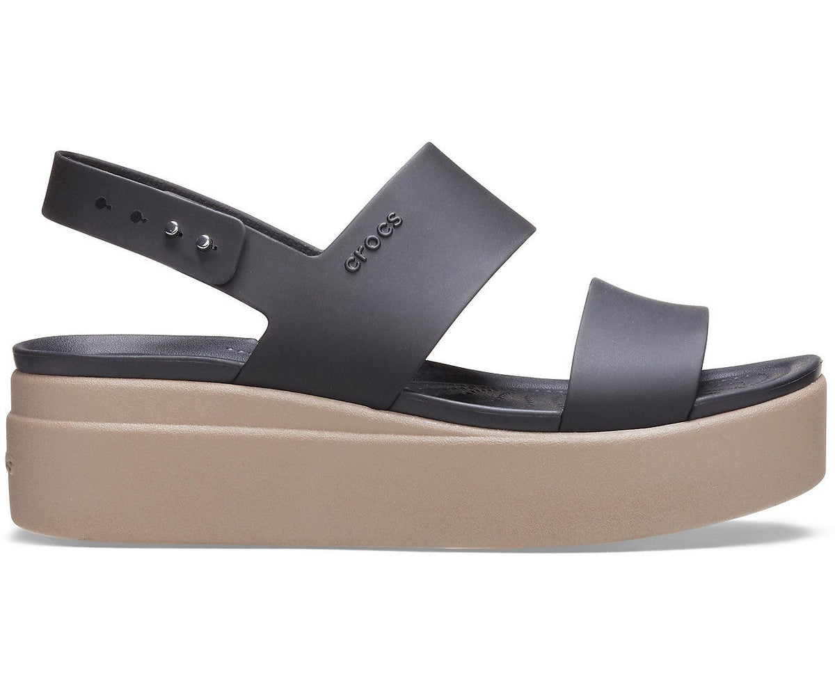 Crocss Womens Brooklyn Low Wedge Sandals