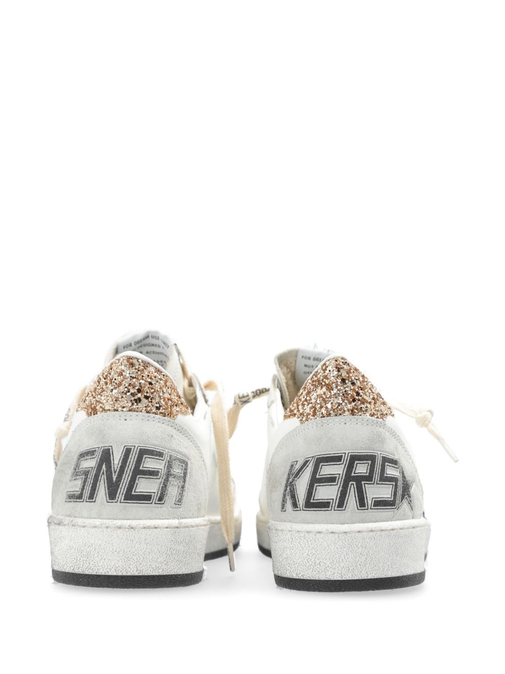 Golden Goose Ball star White Black Gold Ice