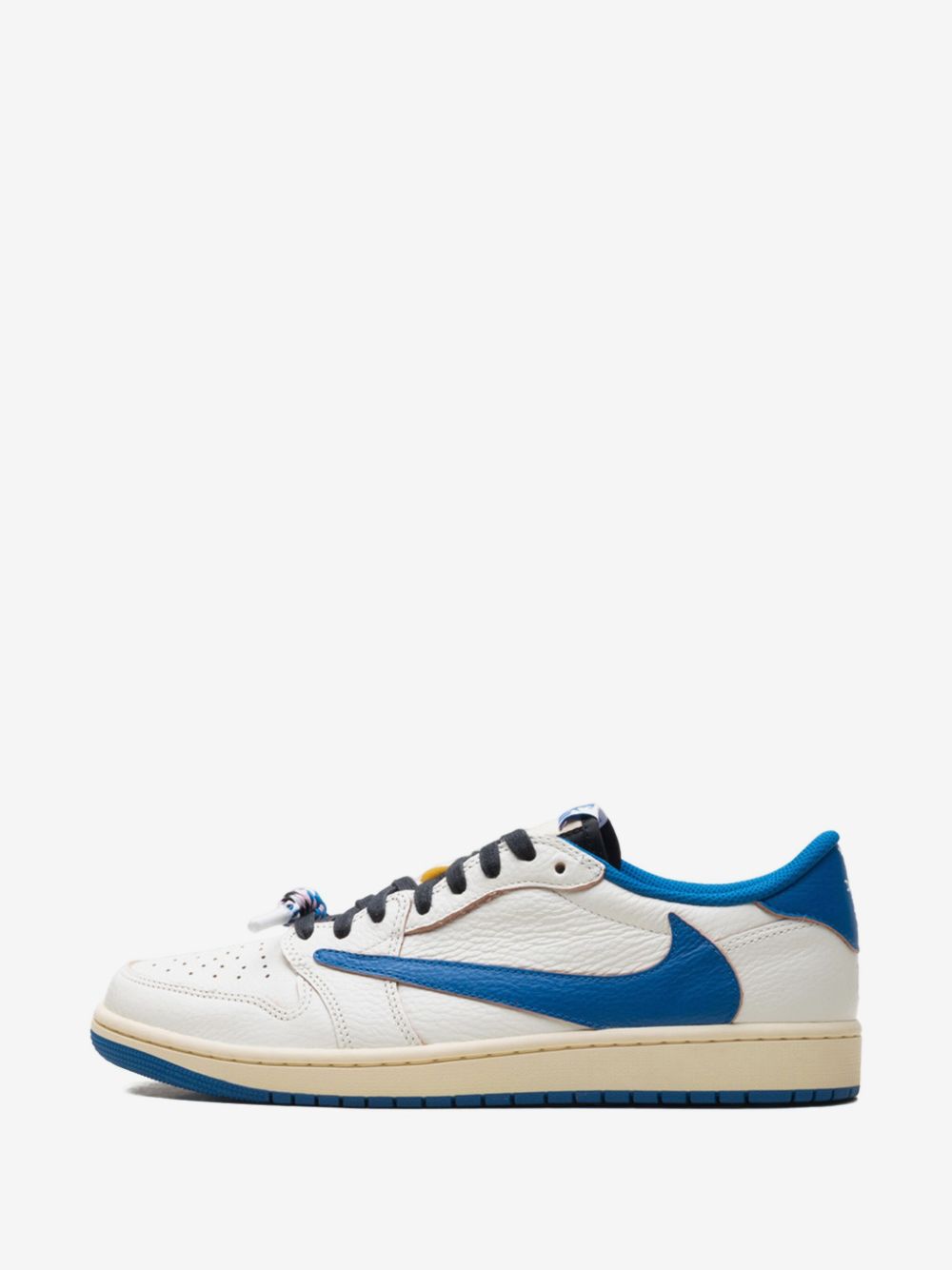 Nikee Air Jordan Retro 1 X Travis Scott Fragment Heat Of White Semi Ua Quality With Og Box