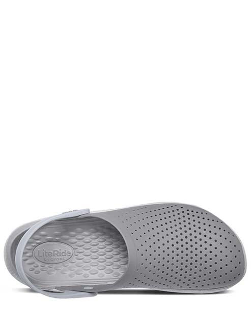 .crocs LITERIDE GREY WHITE