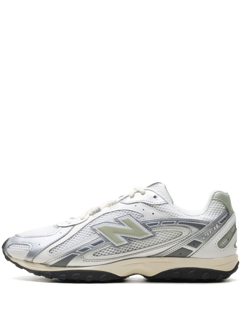 New Balancee 204l Silver Metallic Green