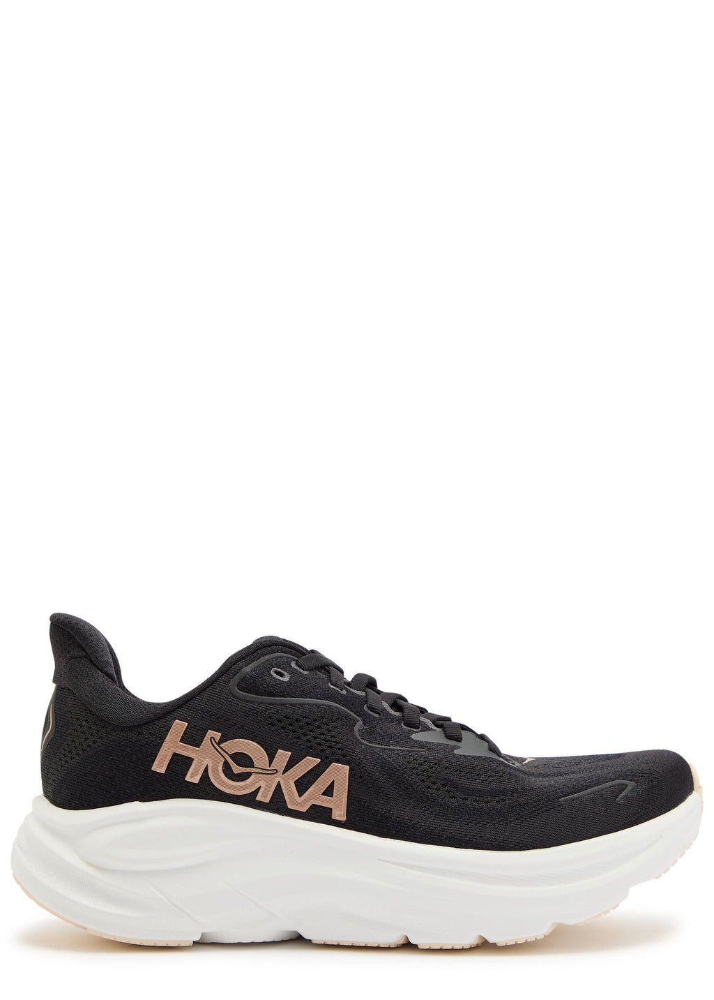 Hoka Clifton 10 Black Rose Gold