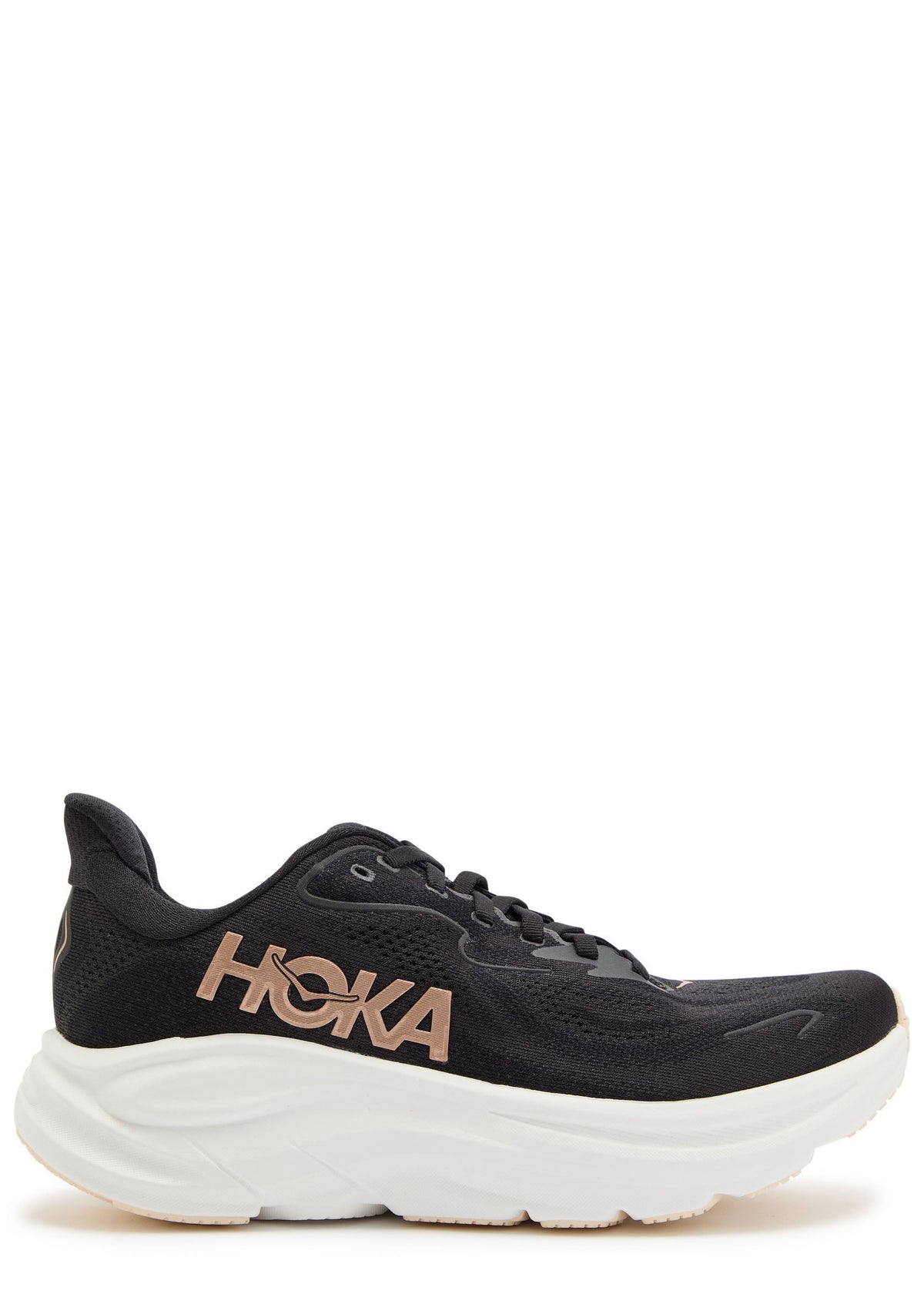 Hoka Clifton 10 Black Rose Gold