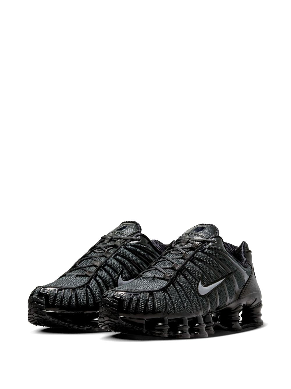 Nikee Shox TL Black And Metallic Silver
