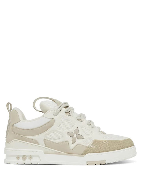LOUIS VUITTON SKATE SNEAKER BEIGE WHITE