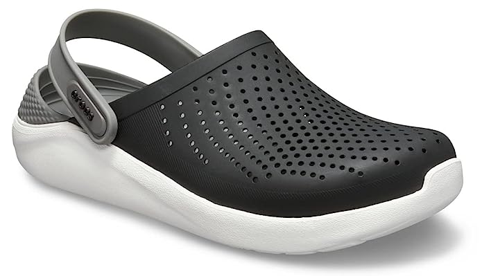 Crocs Men Literide Clog Black and white