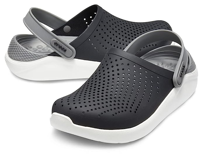 Crocs Men Literide Clog Black and white