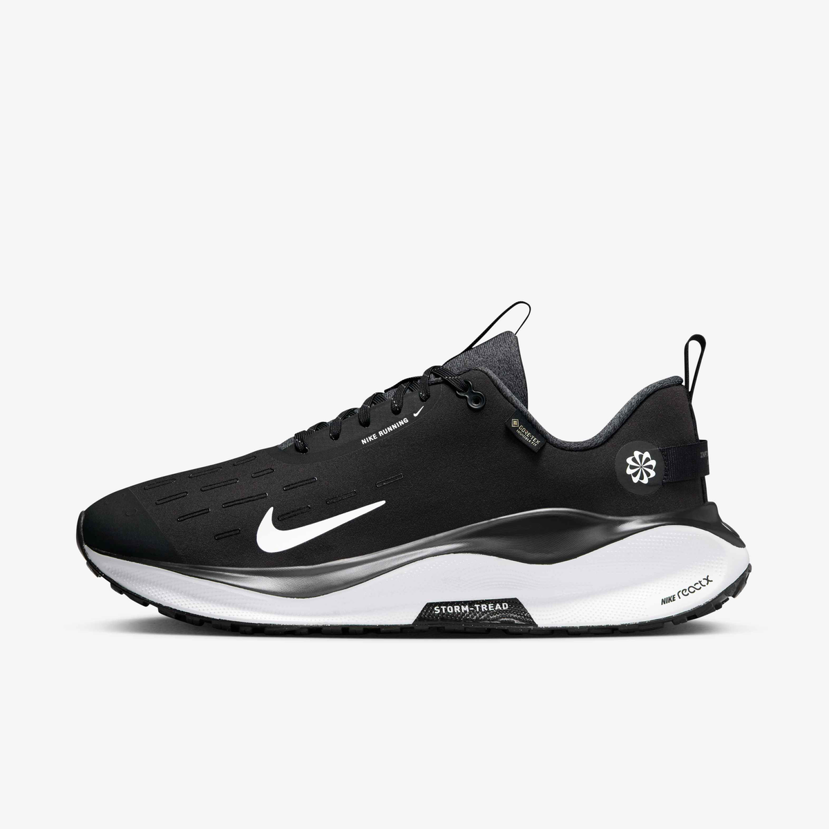 Nikee Infinity Run 4 React Gore Tex Black White