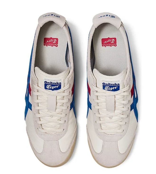 Onitsukaa Tiger Mexico 66 White Blue Maroon
