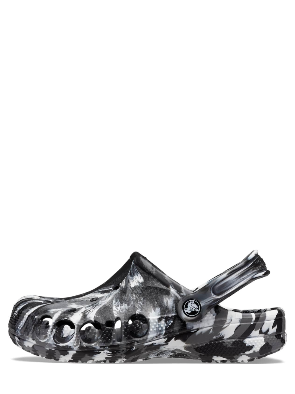 crocsclassic clog marbled black