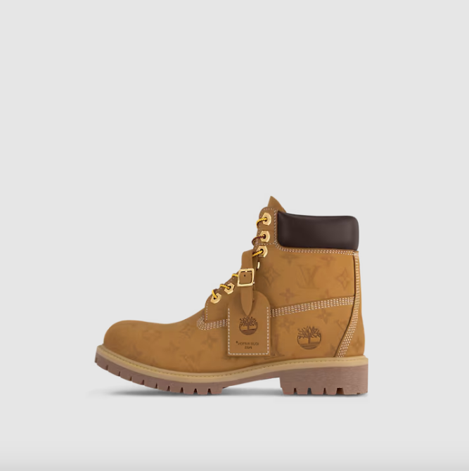 Louiss Vuittonn X Timberland Ankle Boots