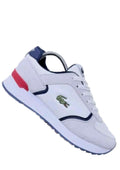 Lacostee Partner Piste White Navy Blue and Red