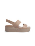 crocss Brooklyn Womens Wedge Sandals pink
