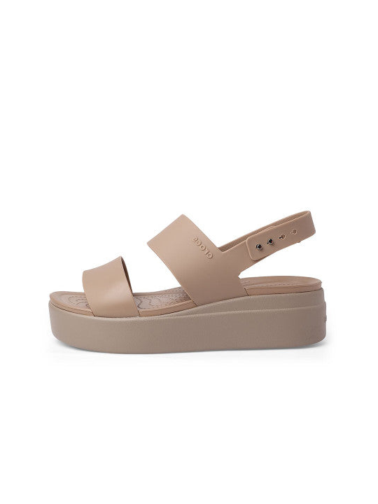 crocss Brooklyn Womens Wedge Sandals pink