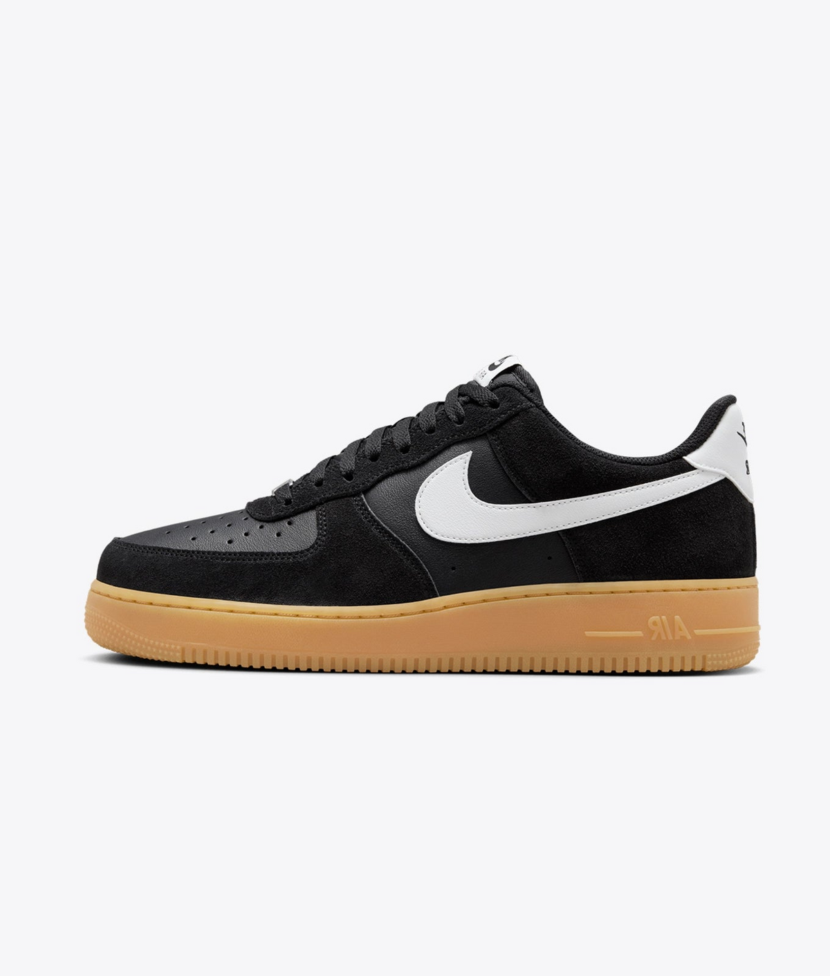 Nikee AirForce 1 07 LV8 Black Suede