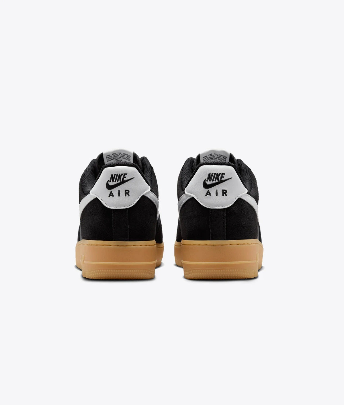 Nikee AirForce 1 07 LV8 Black Suede