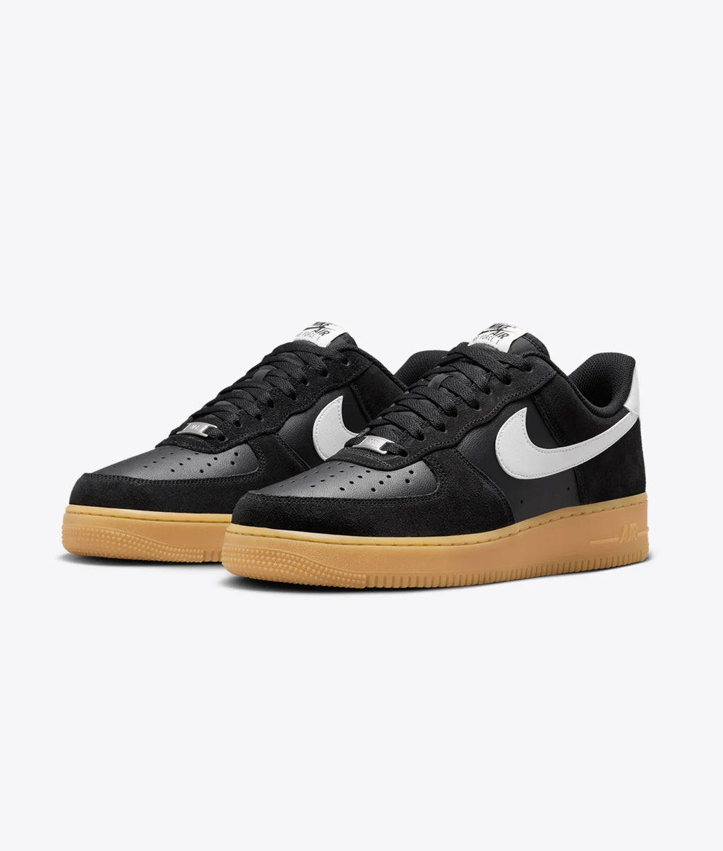Nikee AirForce 1 07 LV8 Black Suede
