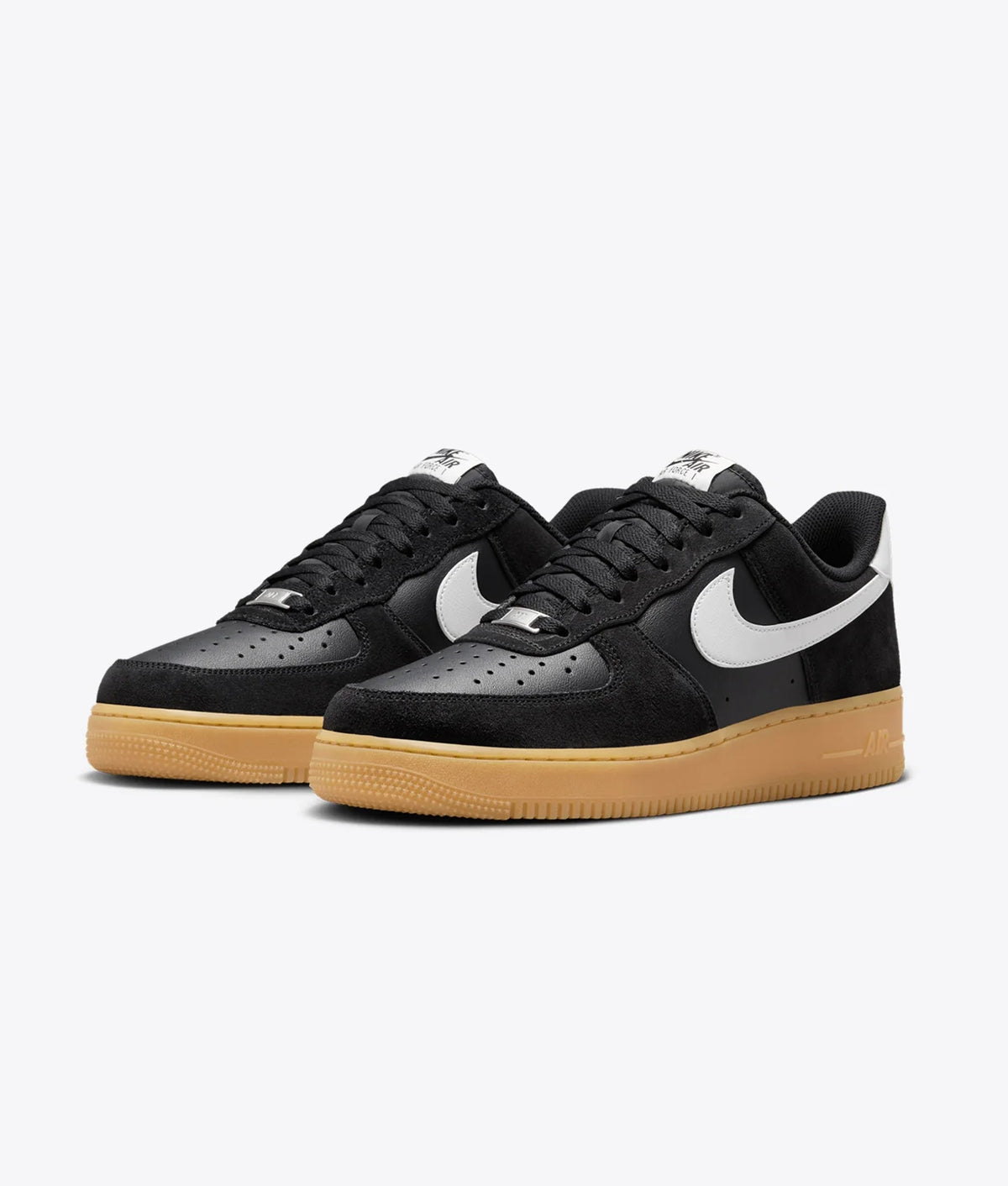 Nikee AirForce 1 07 LV8 Black Suede