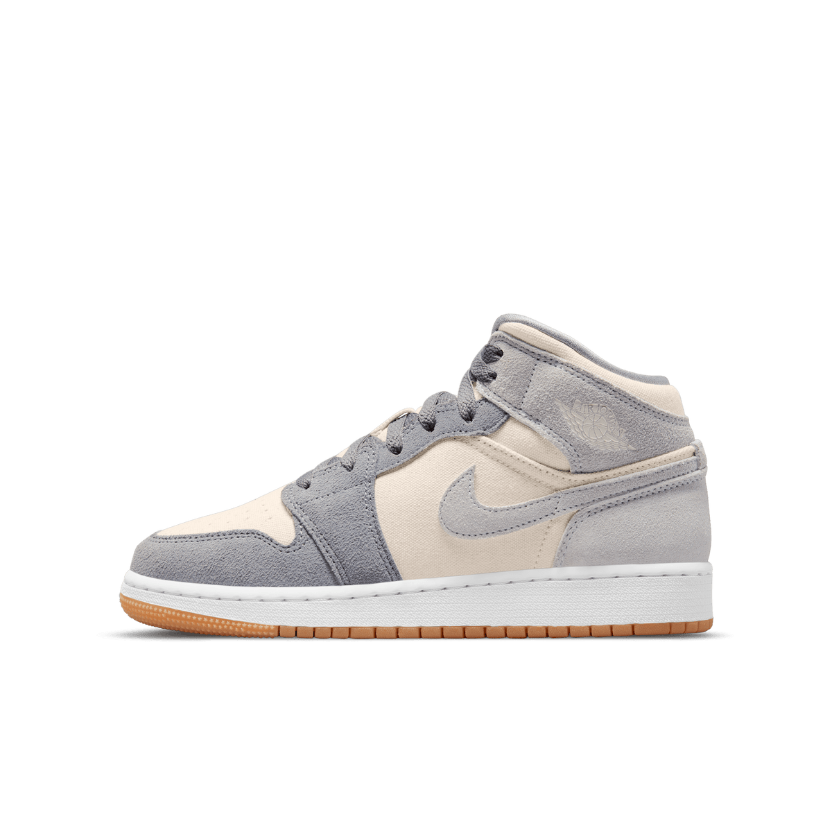 Air Jordan 1 Mid Coconut Milk Particle Grey