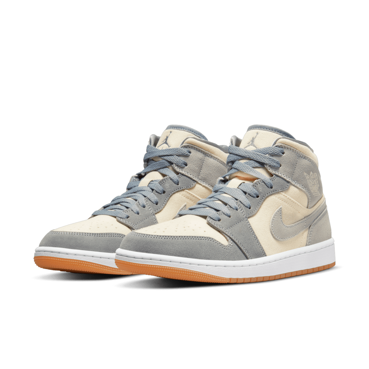 Air Jordan 1 Mid Coconut Milk Particle Grey