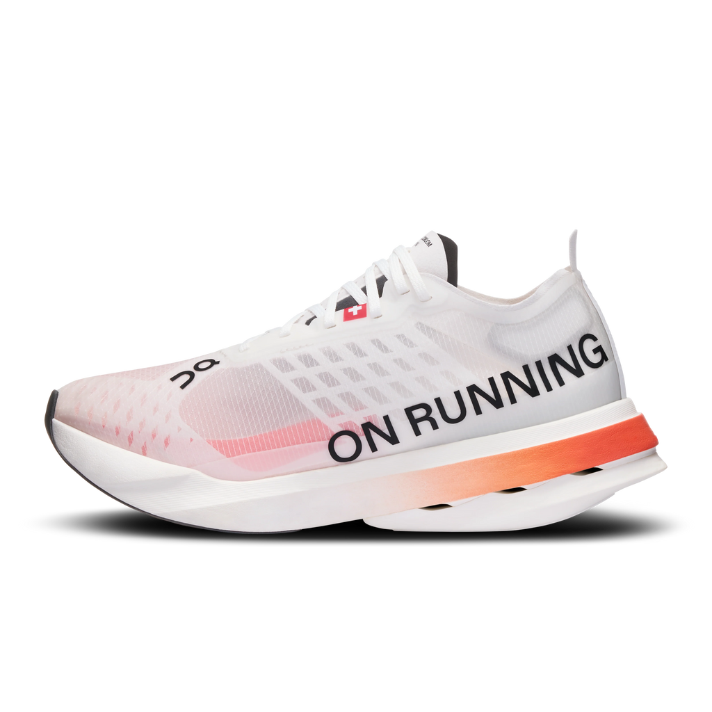ON RUNNING CLOUD BOOM WHITE with cloud extra insole