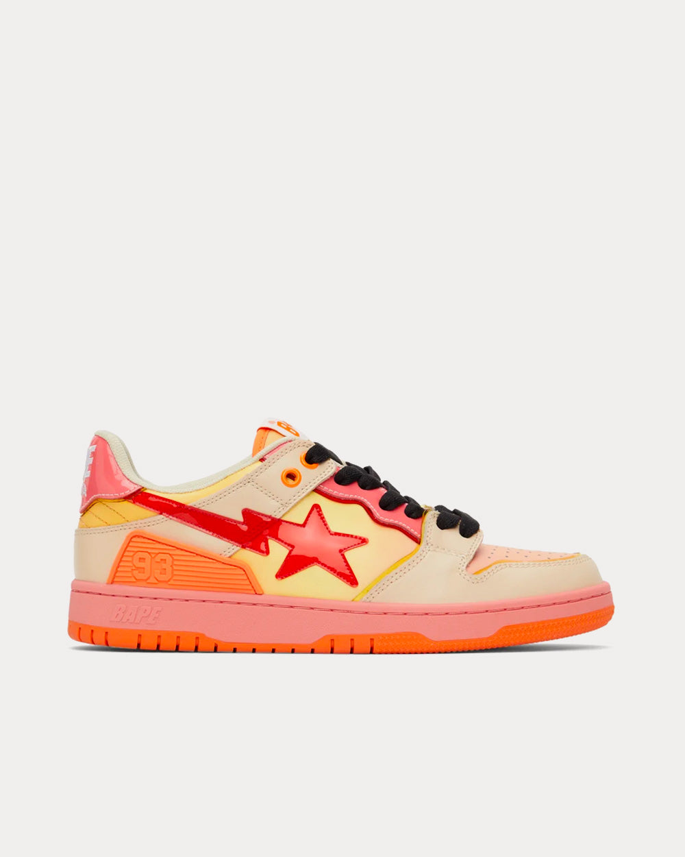 Bape Sta Low A Bathing Ape sk8 low gradient orange