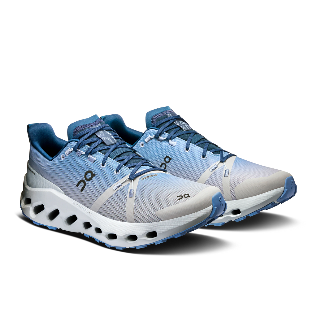 On Cloudsurfer Trail Waterproof Chambray Glacier 573