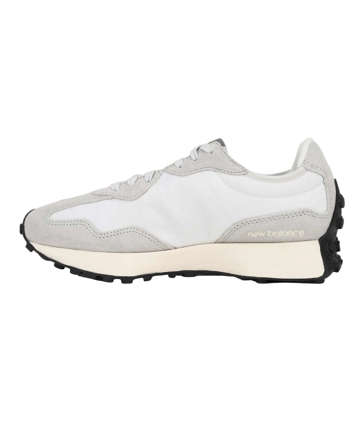NEWW BALANCE 327 WHITE GREY WITH OG BOX KEYCHAIN