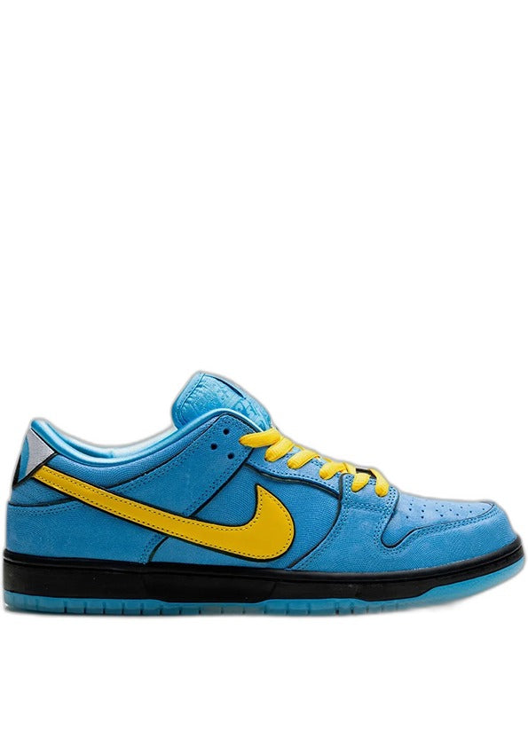 nikkee powerpuff x sb dunk low bubbles blue