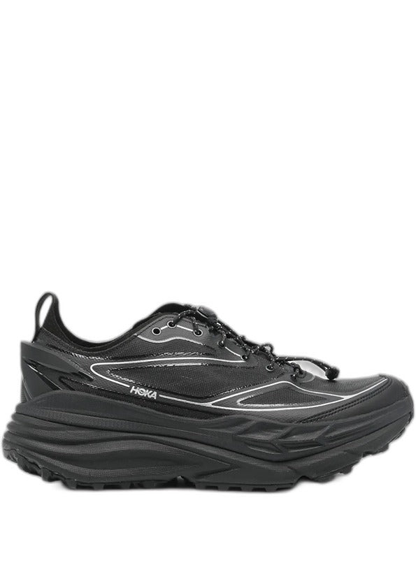 Hoka Stinson One7 Black SIlver 2680