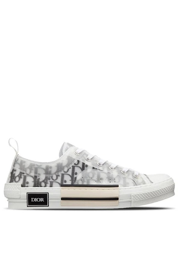 Dior_b23_oblique_low top sneaker white black canvas