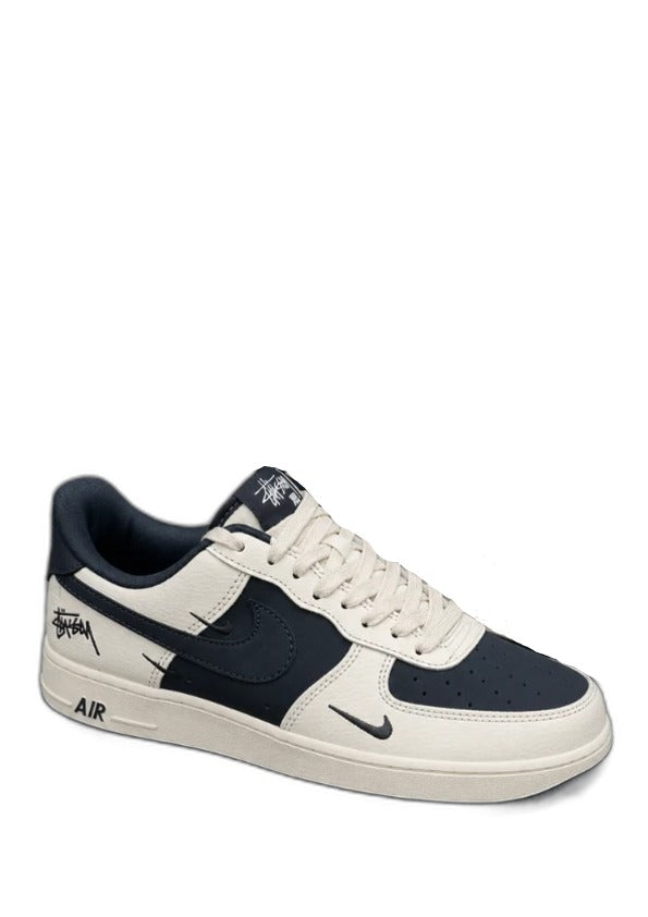NIKEE AIRFORCE CUSTOM X STUSSY WHITE 2025
