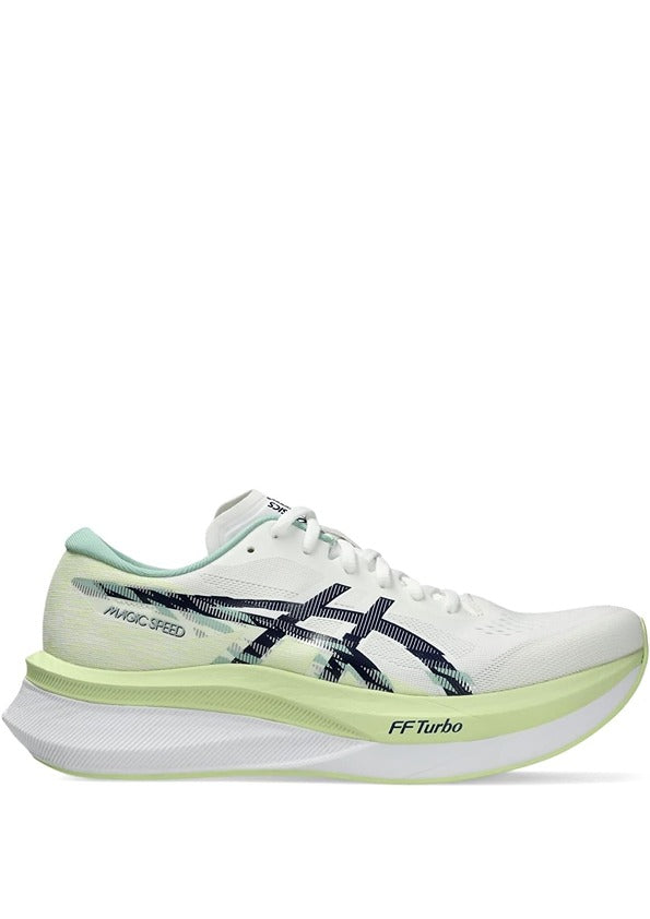 Asicss. magic speed 4 white blue expanse