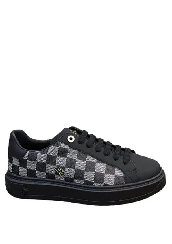 LOUIS Vuitton LV DESIGNER BLACK SNEAKER Fixed