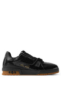 Louiss Vuittonn LV Trainer Leather Black Gum