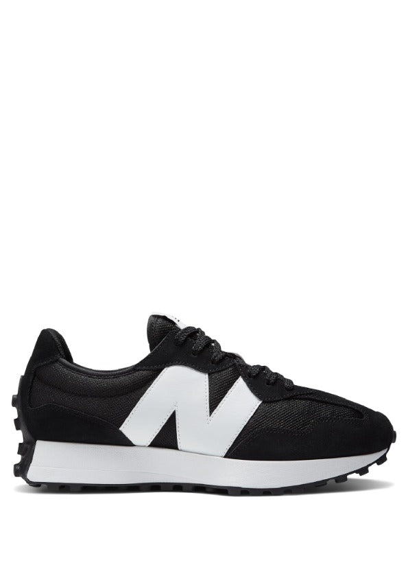 New balan-ce 327 black white