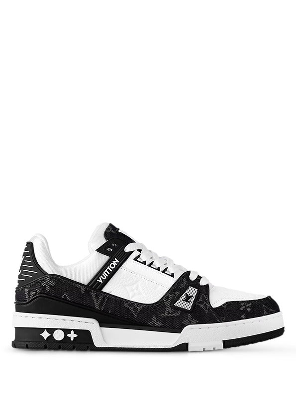 Louiss Vuittonn LV Trainer White Black