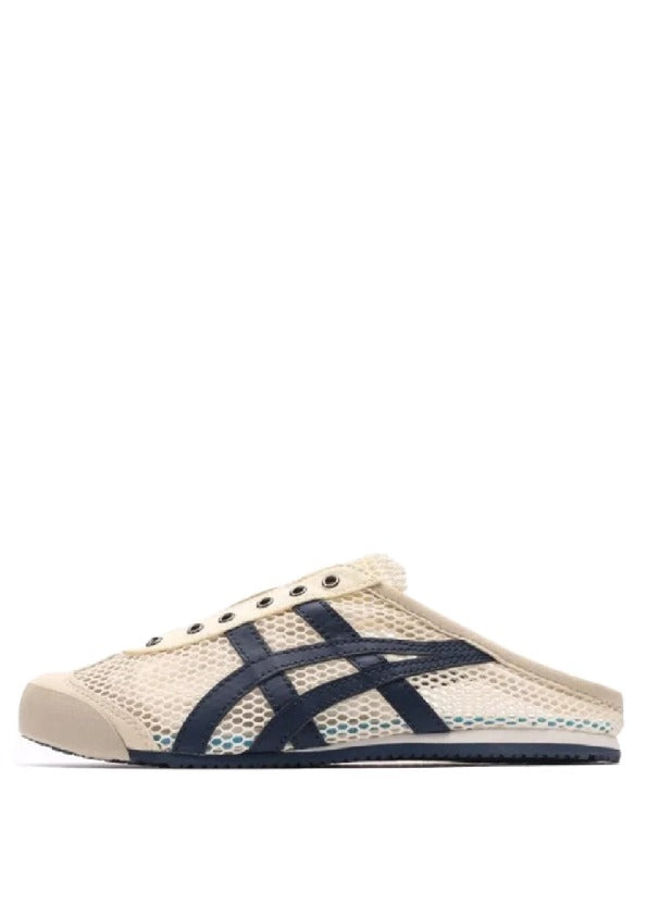 Mexico 66 Sabot Half Cut Shoe Cream Navy