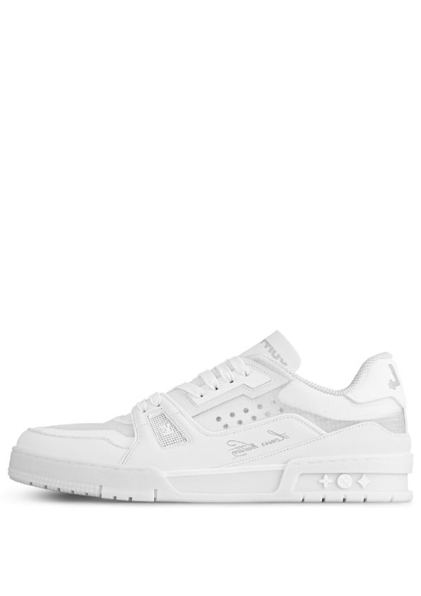 Louiss Vuitton Trainer Triple White