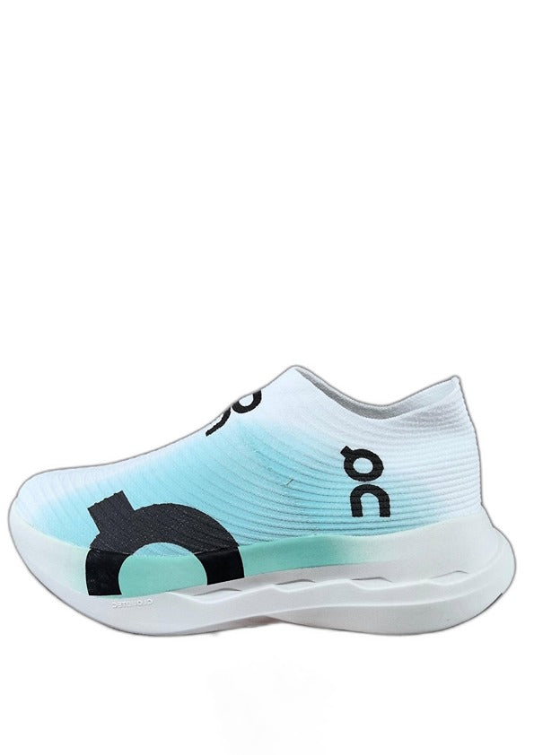 On Cloudboom Strike LS White and Mint Green 5052