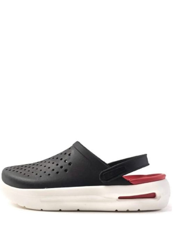 Croc.s inmotion clogs black red