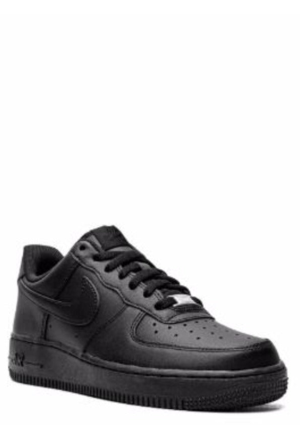 Nikee Airforce 1 Black 1st Leather UA 2603
