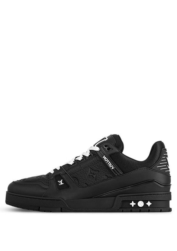 Louis_Vuitton Trainer Black Embossed Monogram 1593
