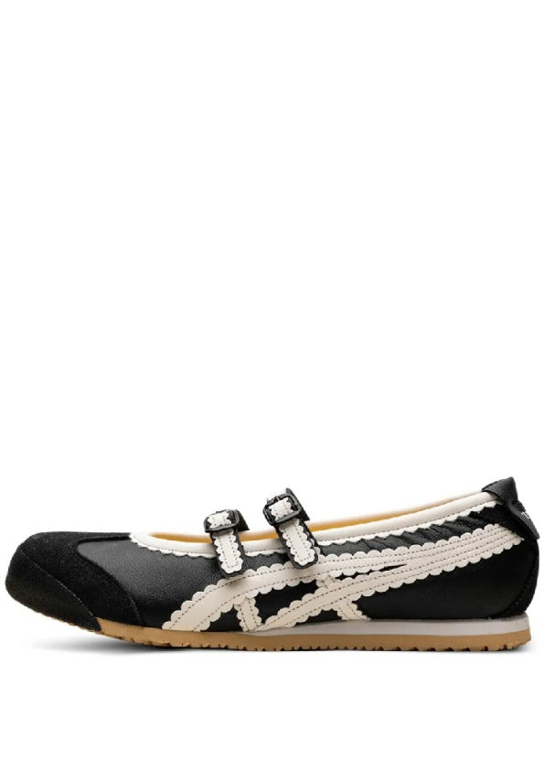 Onitsukkaa Tiger Mexico 66 TGRS Black Cream Mary Jane 6181