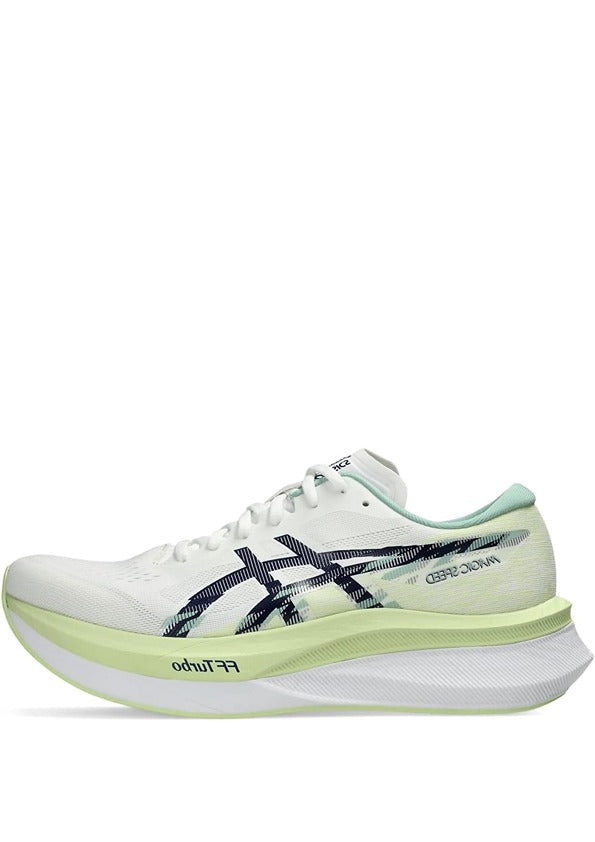 Asicss. magic speed 4 white blue expanse