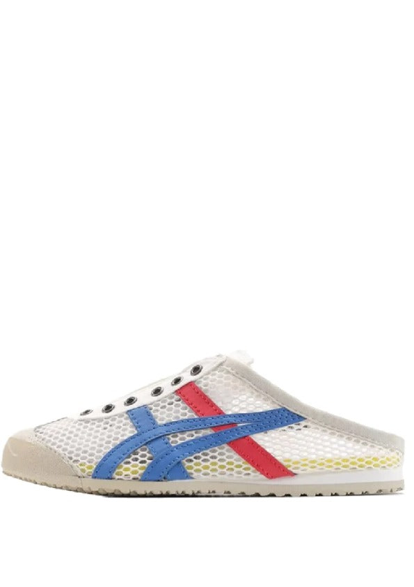 Onitsukaa Tiger Mexico 66 Sabot Half Cut Sneaker White blue red