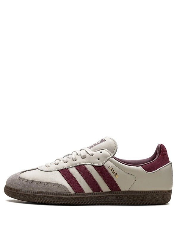 Adidass Samba OG Putty Grey Maroon 1226